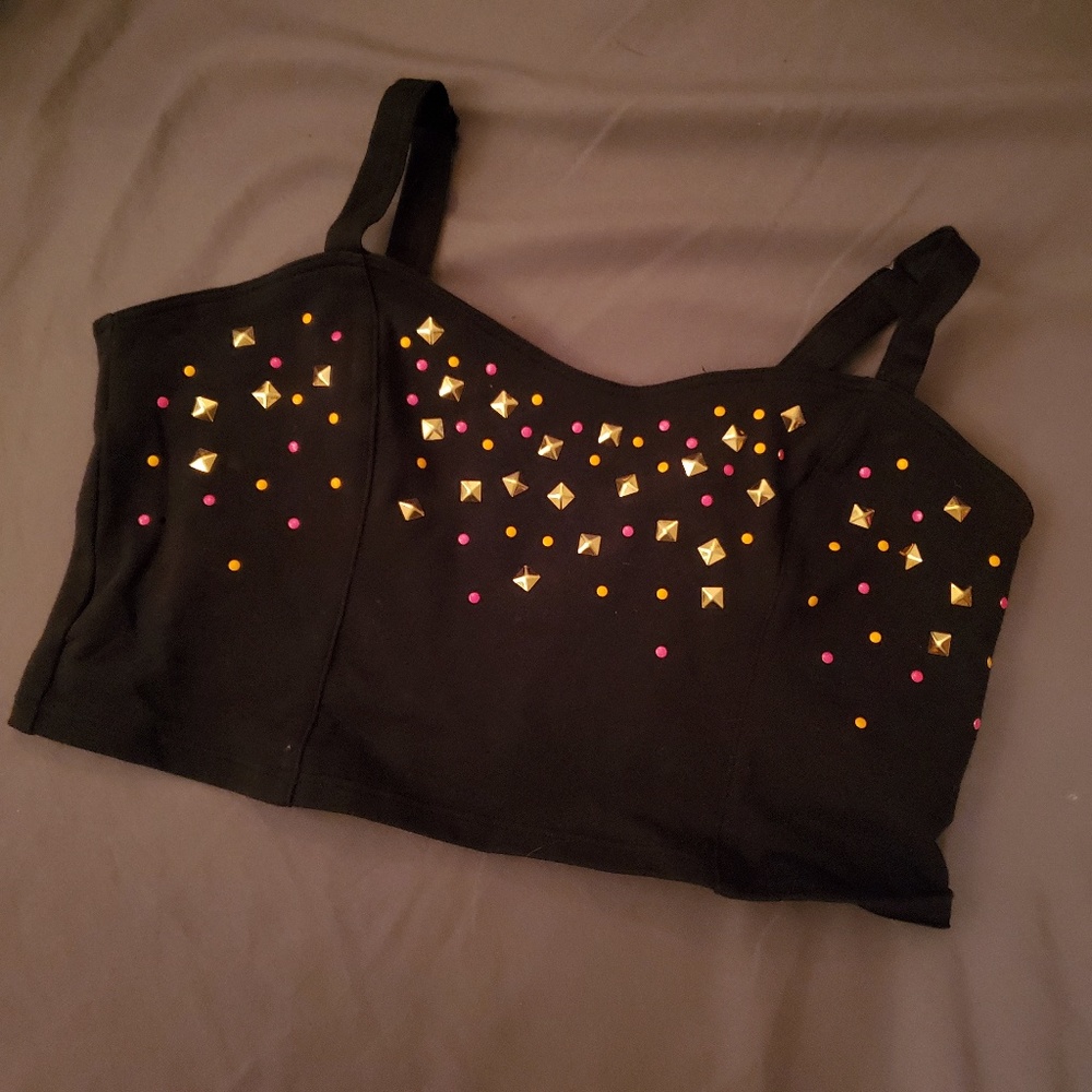 PINK Jeweled Bandeau